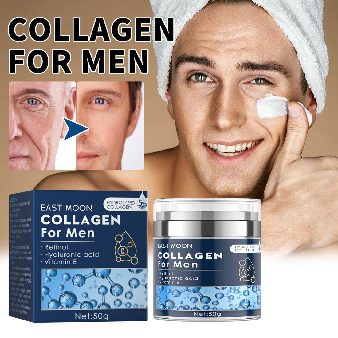 Collagen Cream: Fading Fine Lines, Tightening Skin - East Moon