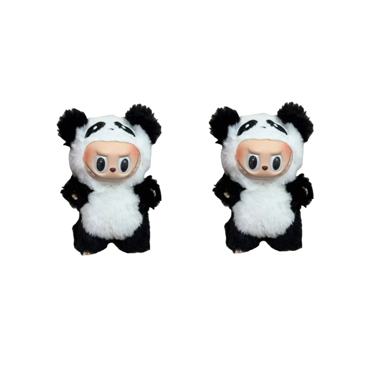 2025 New Hot Sale Replica Monster Labubu Series Cute Chinese Panda Creat Handmade Change Doll Ornaments Desktop Toy Holiday Gift