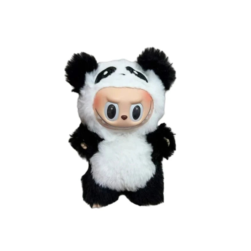 2025 New Hot Sale Replica Monster Labubu Series Cute Chinese Panda Creat Handmade Change Doll Ornaments Desktop Toy Holiday Gift