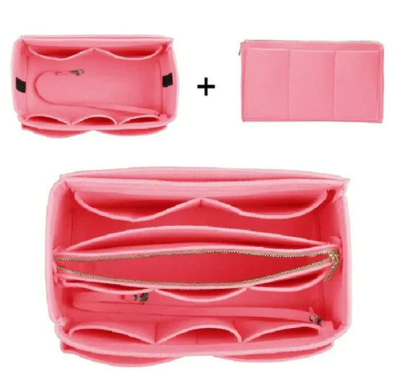 Felt cosmetic bag