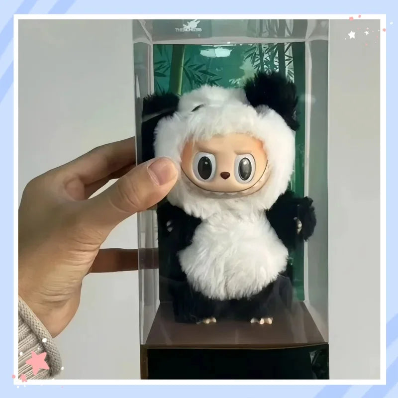 2025 New Hot Sale Replica Monster Labubu Series Cute Chinese Panda Creat Handmade Change Doll Ornaments Desktop Toy Holiday Gift