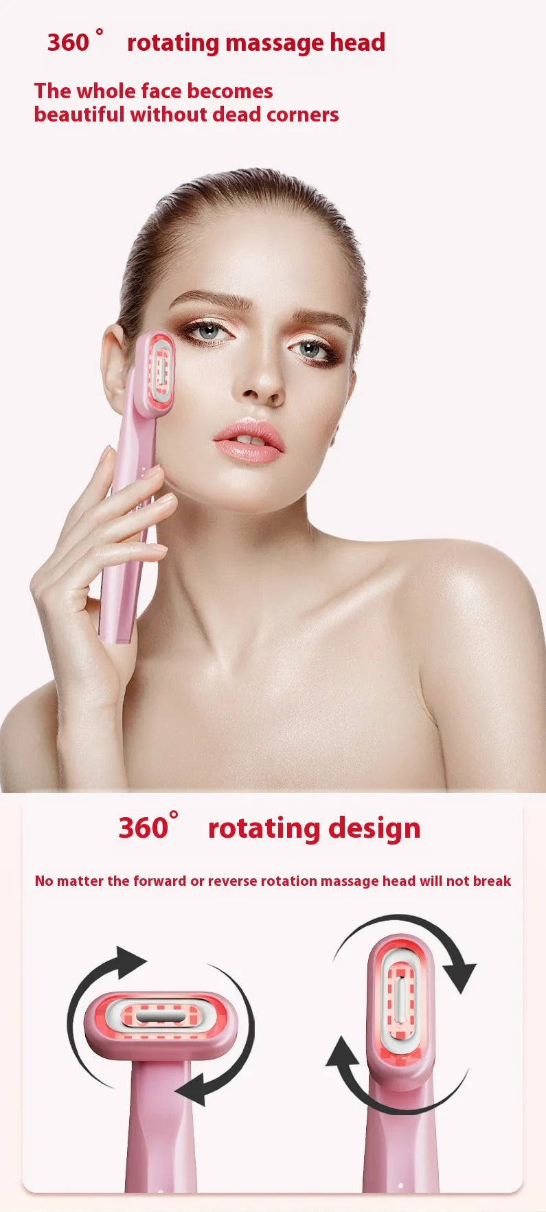 LED Res Light Therapy Facial Wand