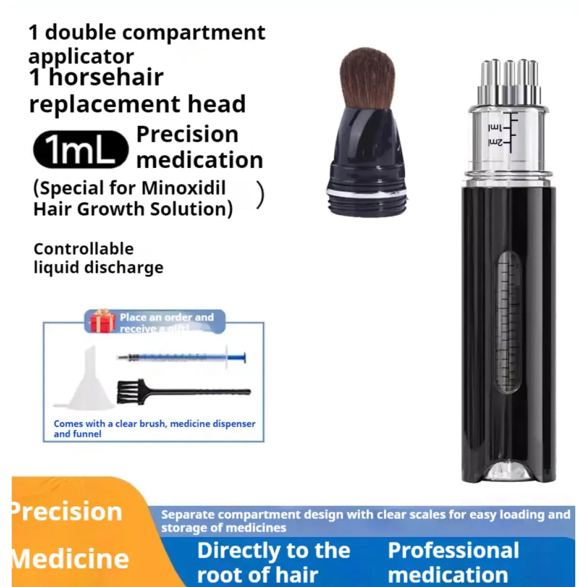 Hair Growth And Solidification Liquid Guide Comb